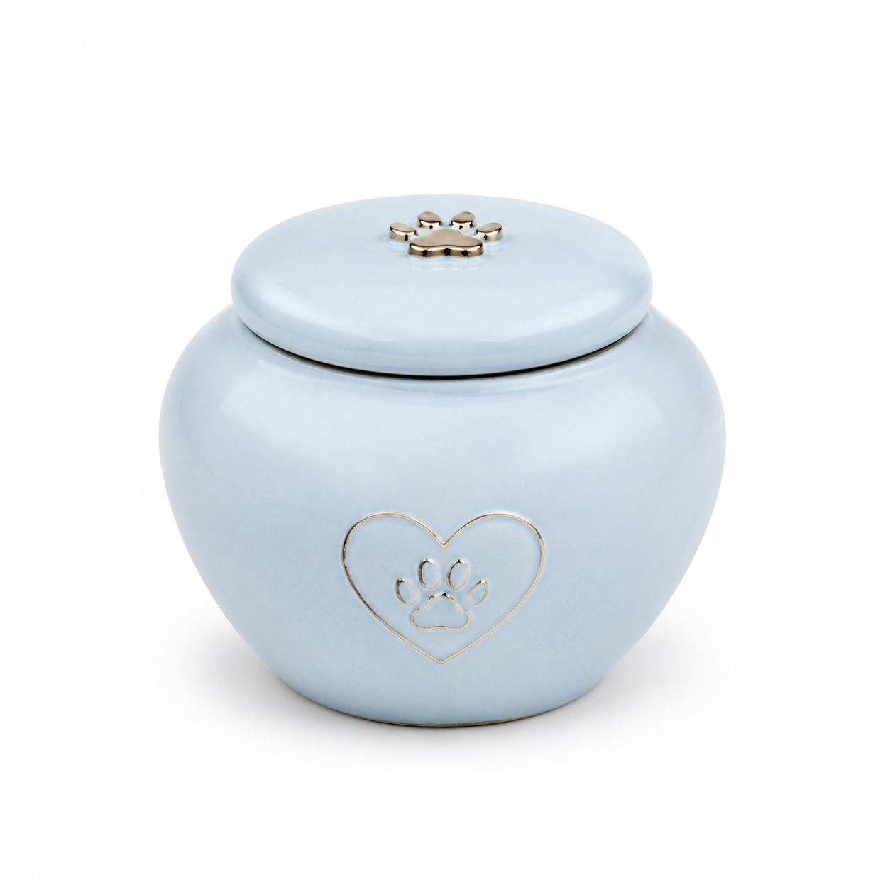 Small Pet Keepsake Urn – Ceramic Mini Memorial for Cats - Pet Memorial Product