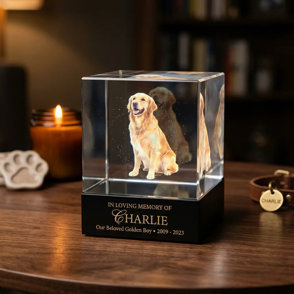 3D Holographic Pet Memorial Box – Eternal Spirit Display