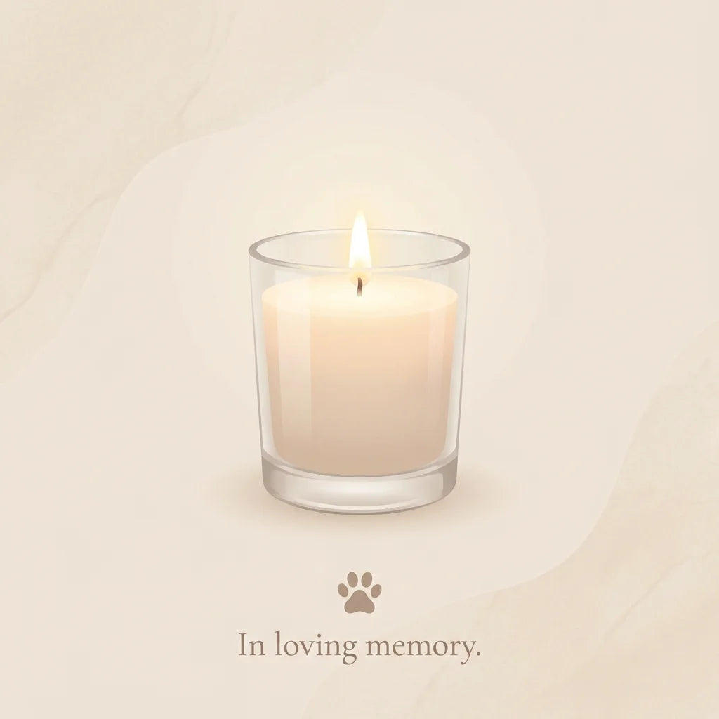 Light a Candle for Your Pet – Digital Memorial Tribute & Spirit Flower Offering - Digital Memorial - PawPrint Forever (View 2)