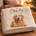 Custom Pet Photo Memorial Blanket – Soft Fleece Tribute - Pet Memorial Product