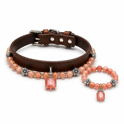 Boho Crystal Bond Collar — Raw Stone Edition
