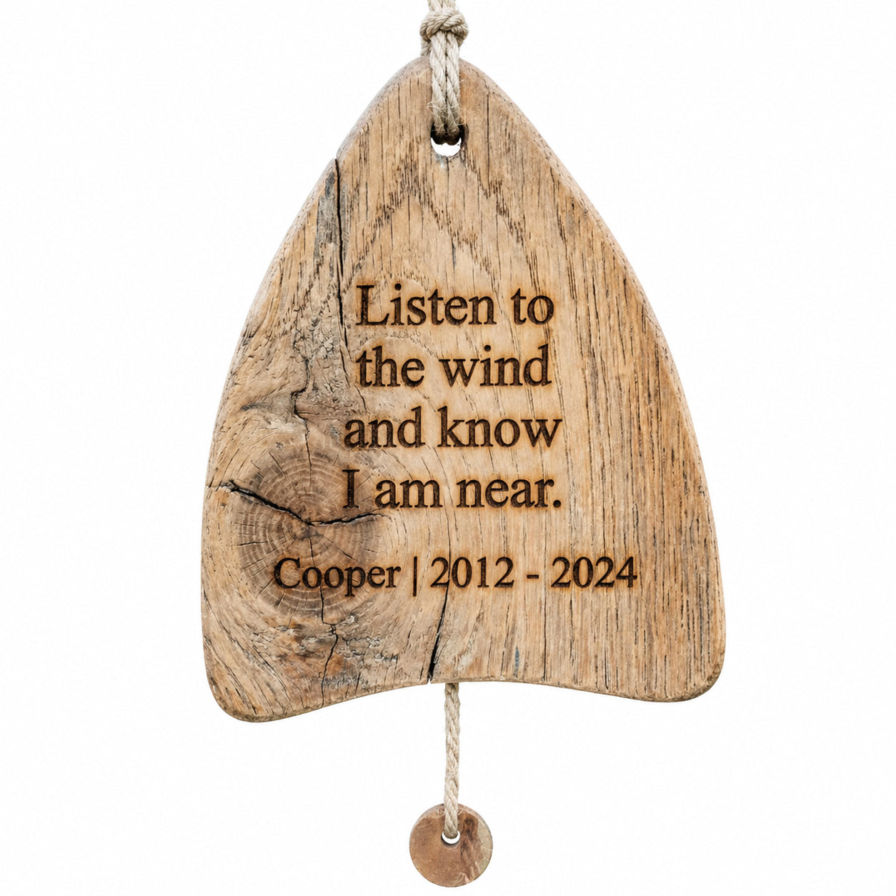Personalized Memorial Wind Chimes – Custom Pet Loss Sympathy