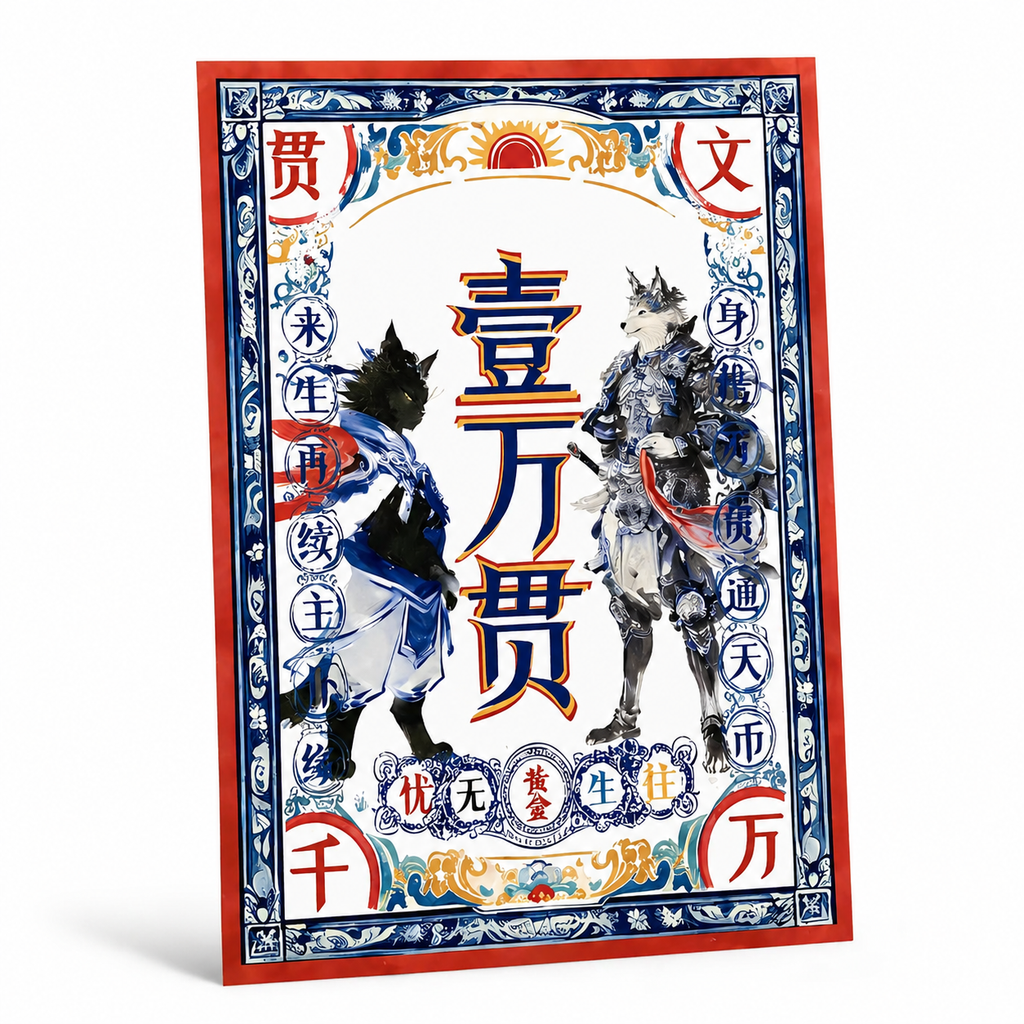 Pet Spirit Money - 10000 Guan Joss Paper Offering