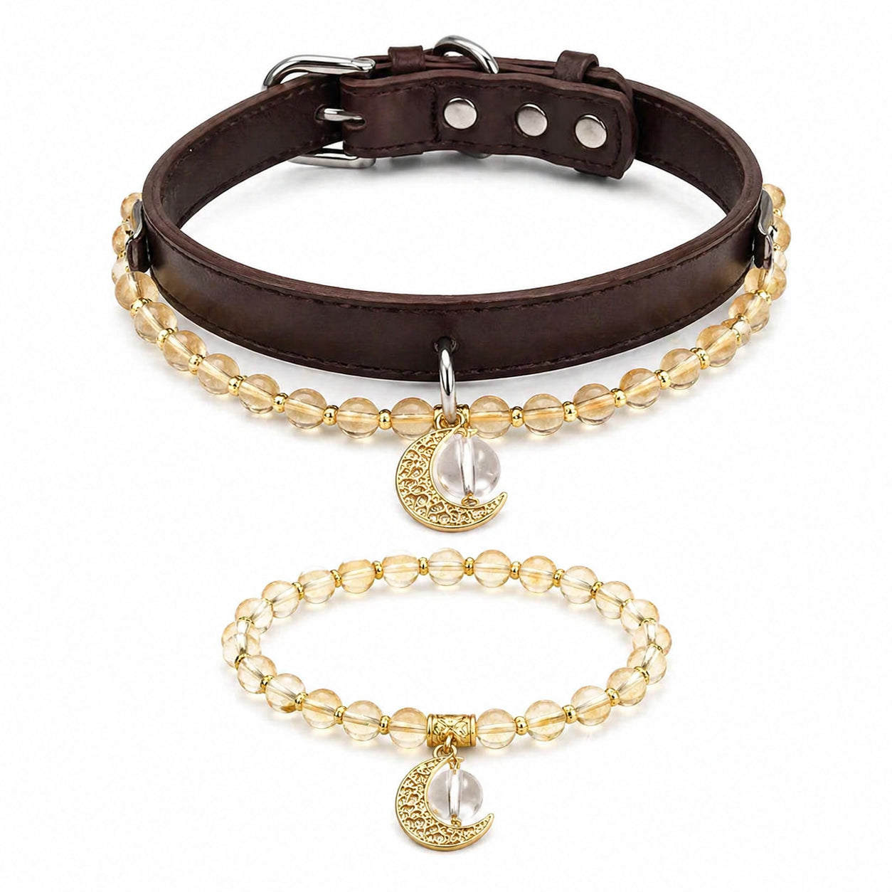 Moonlight Pearl Bond Collar — Celestial Set