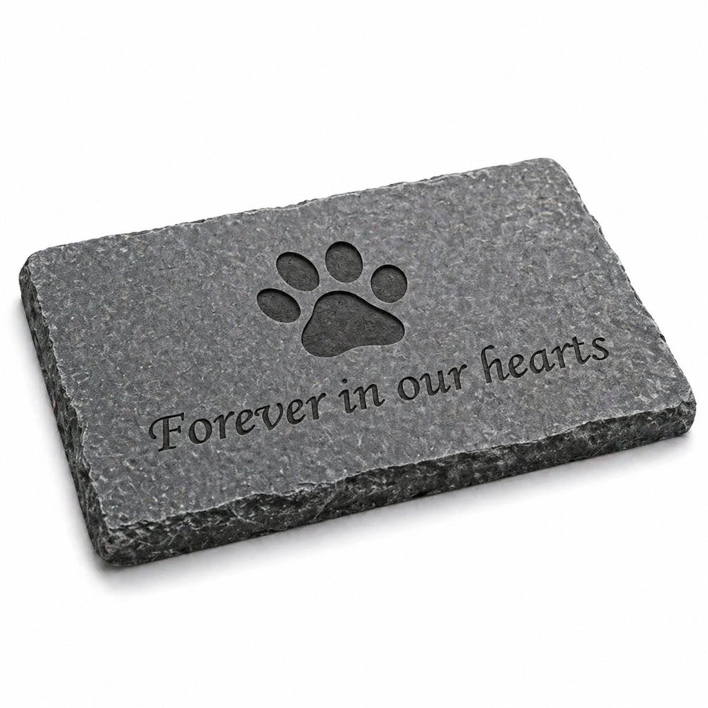 personalized-memorial-stone-for-pets-garden-marker-with-paw-print variation