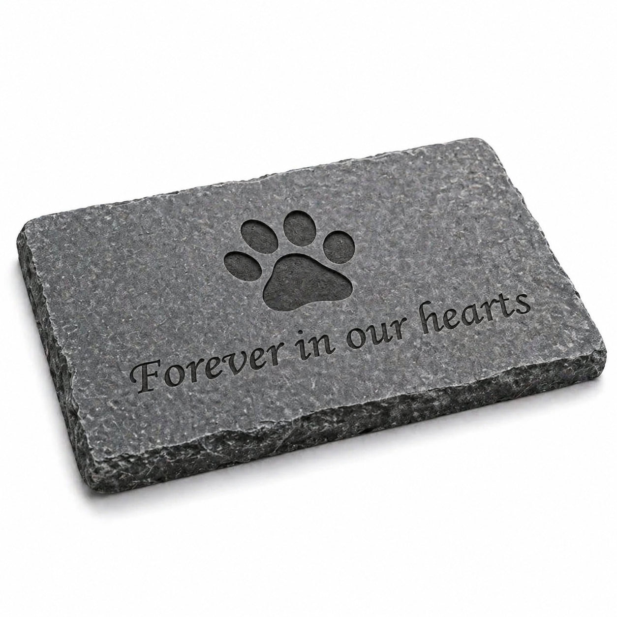 personalized-memorial-stone-for-pets-garden-marker-with-paw-print variation