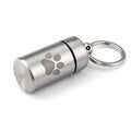 Pet Cremation Keychain Urn – Portable Ash Holder, Dog & Cat Memorial Keepsake