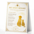 Pet Memorial Delegate Letter – Spirit Commission Certificate