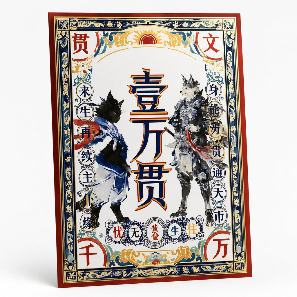 Pet Spirit Money – 10,000 Guan Joss Paper Offering