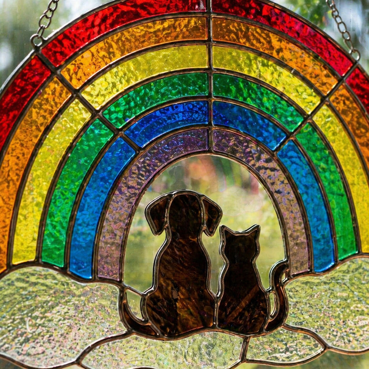 rainbow-bridge-pet-memorial-suncatcher-custom-stained-glass variation