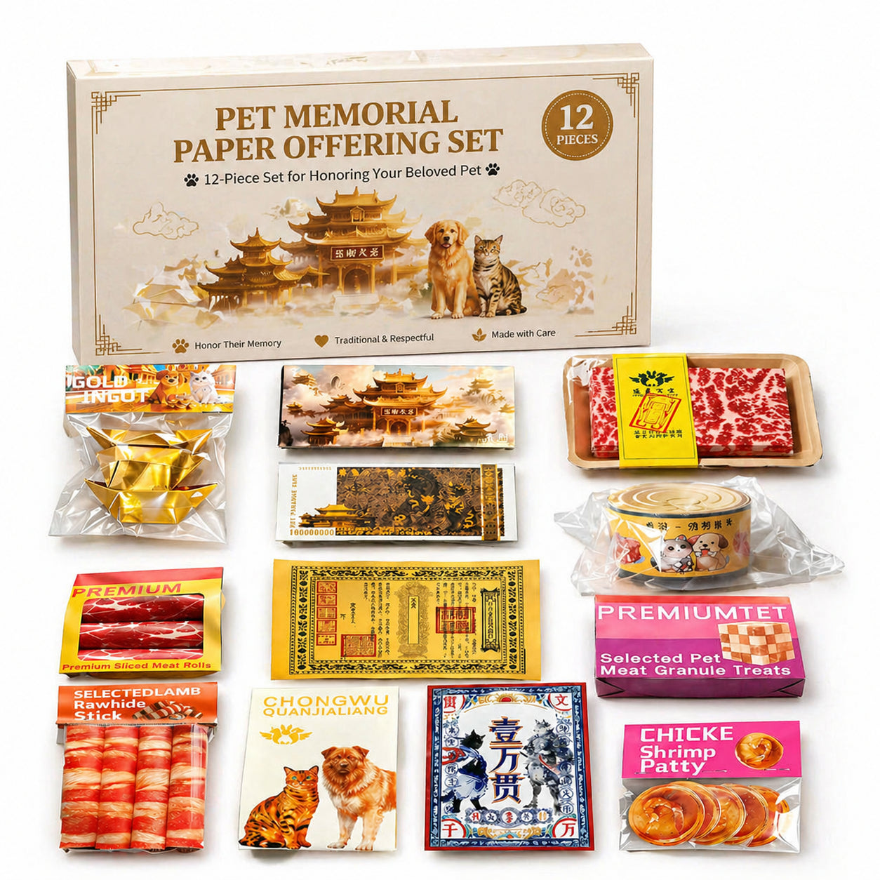 Spirit Offering Bundle – 12-Piece Pet Memorial Set