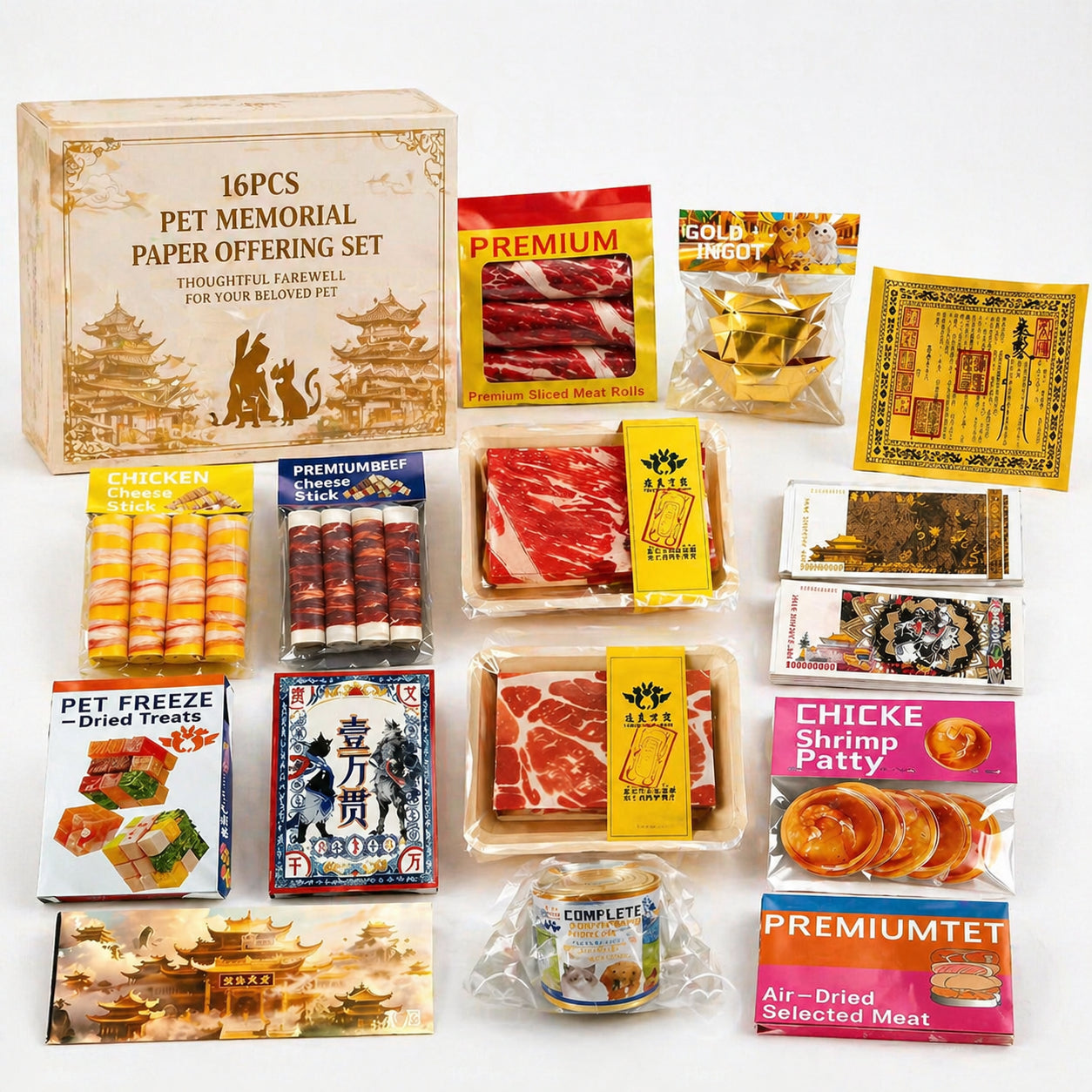 Spirit Offering Bundle – 16-Piece Pet Memorial Set