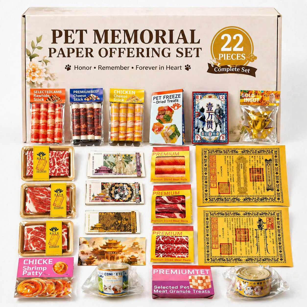 Spirit Offering Bundle – 22-Piece Pet Memorial Set