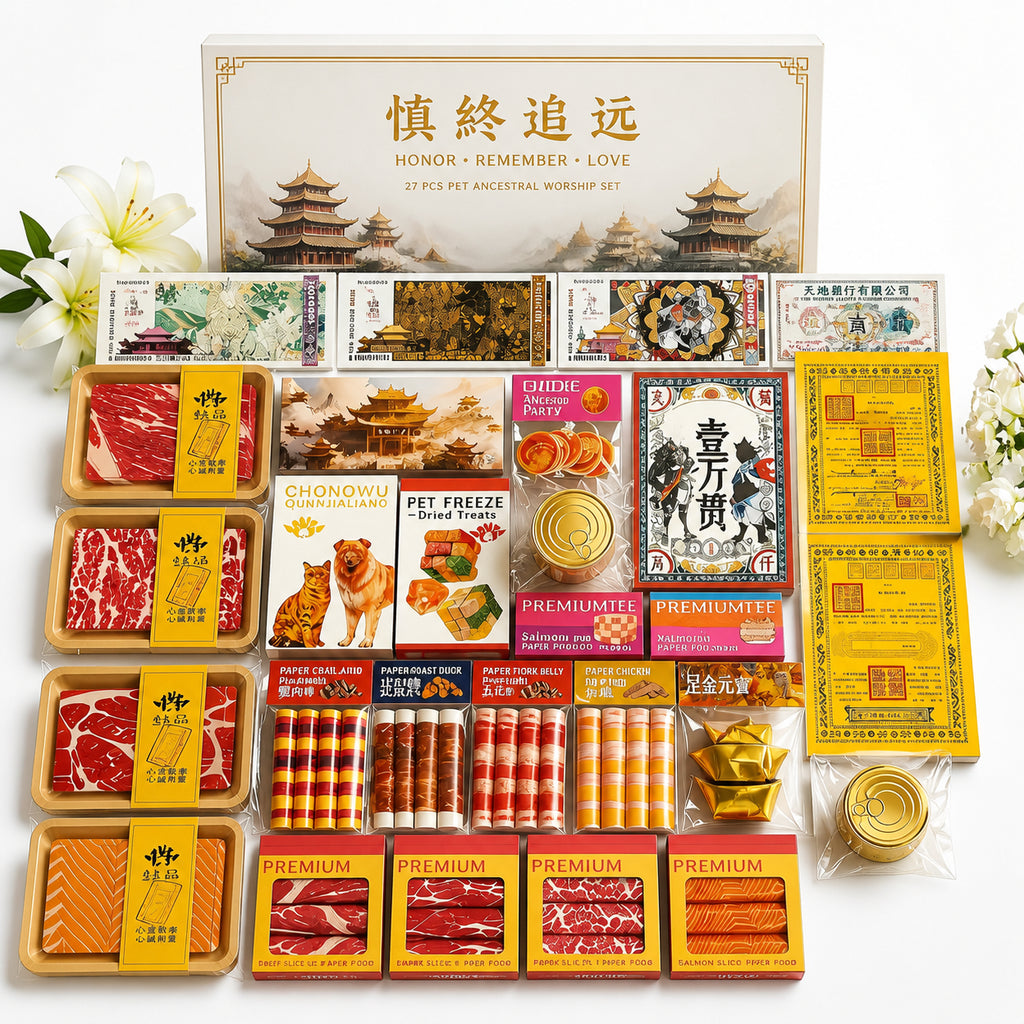 Spirit Offering Bundle – 27-Piece Luxury Pet Memorial Set